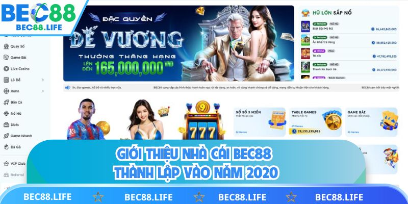 Giới thiệu nhà cái BEC88 thành lập vào năm 2020